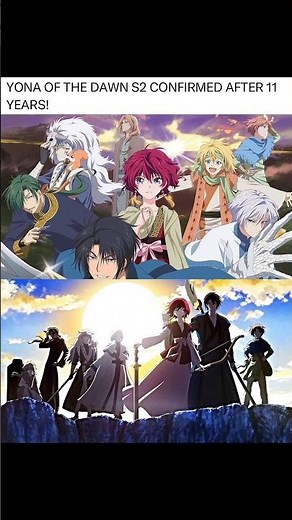 Yona is finally back after 11 long years! 🌅🔥 The Dawn rises once again 👑✨