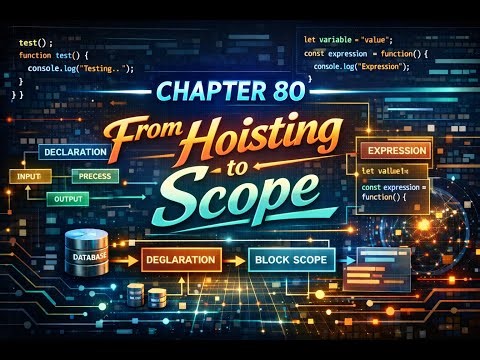 The Complete JavaScript in Malayalam - Chapter 80 - From Hoisting To Scope in JavaScript