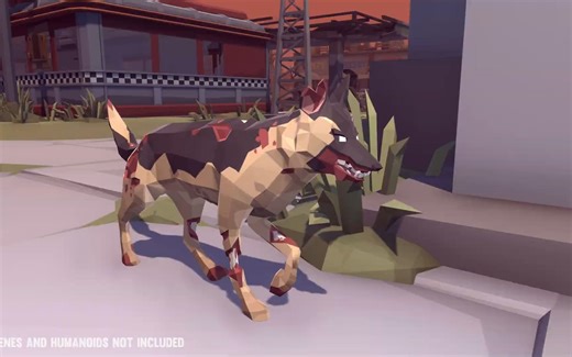 Unity – 风格化卡通狗 POLYGON – Dog Pack Low Poly 3D Art