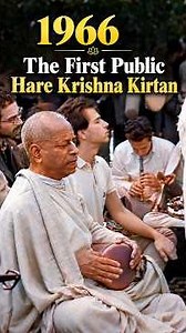 1966 - The First Public Hare Krishna Kirtan!