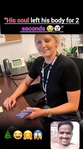 “That scream deserves an Oscar 😭🎬 @highlight #reel #facebookreel #prank #scarepeank #horror | Alish Brown