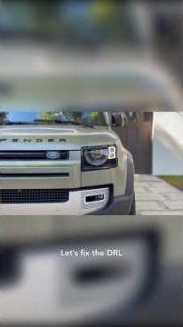 How to Fix Defender DRL (Daytime Running Light). 2022 Land Rover Defender 110 #l663 #defender