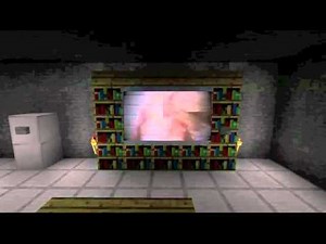 How to make a working tv in minecraft!