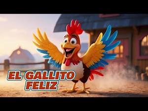 El Gallito Más Feliz del Mundo Canta Para Los Niños!