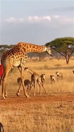 Cheetahs Surround a Giraffe — What Happens Next Is Shocking #rurallife