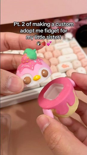 I made my own 3D fidget clicker! #3dmodeling #3dprinting
