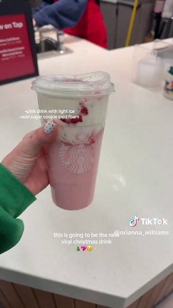 Pink Drink Starbucks Recipe for Christmas