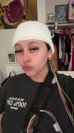 DAY 1 - at home EEG test lmao i look insane, you’re welcome 🫡 #EEG #braintest #athomeEEG #migrainesufferer #migraines #dayinmylife #fyp #lol #saltburn #crazy #fypシ #parati #funny #happy #foryou
