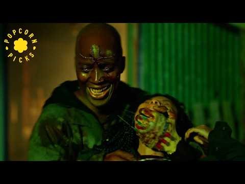 Skeletor Chases Isaiah (Action Scene) | The First Purge