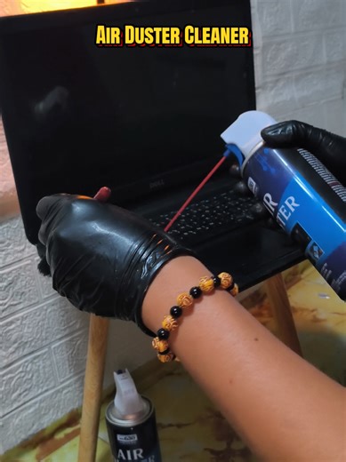 Efficient Laptop Cleaning with Air Duster