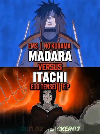 EMS Madara vs EDO Itachi