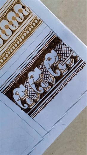 elephant mehandi design #shorts #henna #design #youtubeshorts #beautiful #design #hennadesign #viral