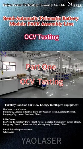 Part 1 - OCV Testing, from Semi Automatic Prismatic Battery Module PACK Assembly Line. In this video, we explore the innovative features and advanced technology behind our state-of-the-art assembly line designed for prismatic battery modules. Key Highlights: Semi-Automatic Operation: Combining the efficiency of automation with the flexibility of manual interventions. Precision Assembly: Ensuring high-quality and consistent battery PACK construction. Advanced Safety Measures: Incorporating the la