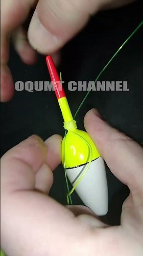 How to Tie Float to fishing line from professional anglers #shorts