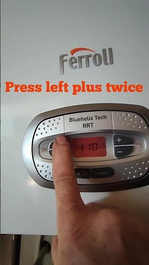 ferroli bluehelix enter parameters