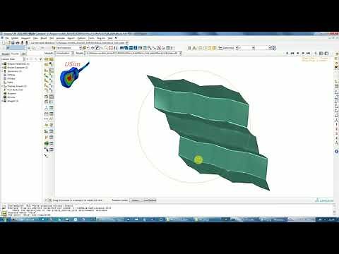Miura fold simulation using Abaqus Explicit
