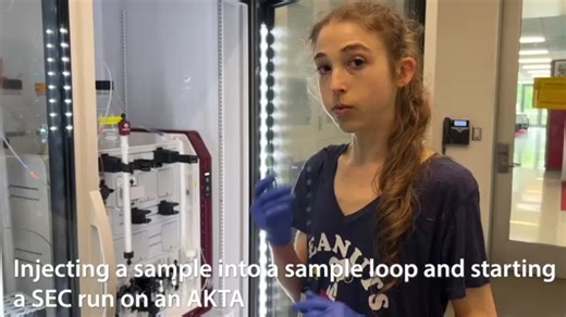 Brianna Bibel on Instagram: "It's so fun teaching my lab members protein purification! Yesterday was preparing protein for size exclusion chromatography, injecting our protein sample into a sample loop, and starting SEC run on an AKTA. I'm working to build up a series of tutorial videos for my future lab members (and present lab members for review purposes), so thought I'd share here as well. https://youtu.be/r5AO5ojH5D8 More on: AKTA flow paths and injection valve modes – controlling the plumbi