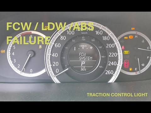 Honda Accord 2008-2017 ABS FCW LDW Malfunction and **FIX**