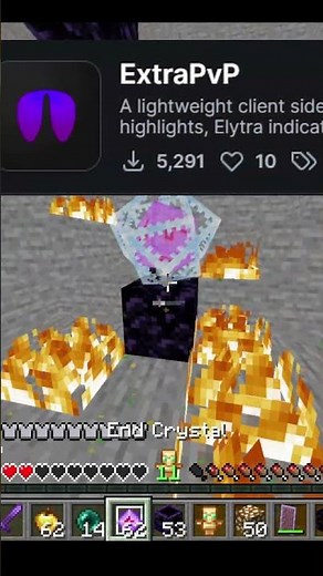 Best Mods For PvP #minecraft #lifestealsmp #cpvp #shorts #pvp