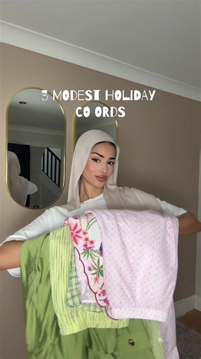 3 Modest Holiday Co-ords: outfit ideas