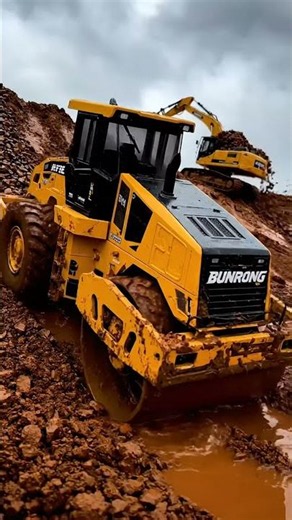 Massive Roller VS Mud! 💪 Epic Soil Compaction on a Challenging Site