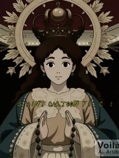 Cartooning Saint Figures: Jesus and Mary in CapCut