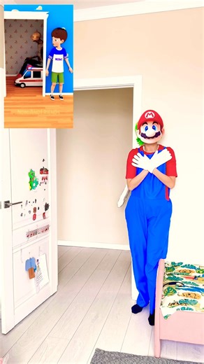 Was that his evil version?!😳The Super Mario Galaxy Movie #supermariobros #luigimario