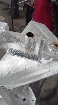 How to Weld Aluminum | Introduction to Aluminum Welding 😳🔥 #welding #stickwelding