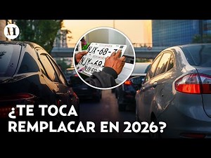 Remplacamiento 2026: Este es el calendario oficial para renovar tus placas en el Edomex