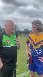 Norths Tigers Juniors Rugby League no 9, Jack Chandler caught up with David Nugent after winning the u17 Grand Final! | Rugby League Ipswich