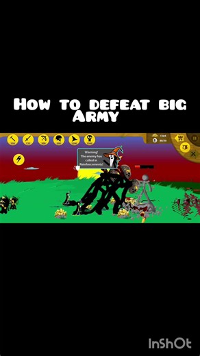 how to defeat big army in stick war legacy #war #roblox