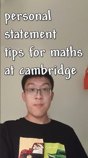 How to Write a Personal Statement for Cambridge Maths