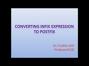 Converting infix Expression to Postfix Expression