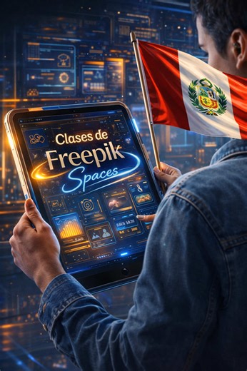 Desde Perú, Javier nos cuenta su experiencia en la primera clase de Freepik Spaces. 🇵🇪 Llegó con dudas sobre cómo usar Freepik Spaces, y en pocas horas logró transformar una simple botella en bodegones profesionales listos para publicidad. Pero eso no fue todo. También aprendió cómo usar Freepik Spaces para crear videos del producto en uso, automatizar escenas y construir contenido visual que normalmente tomaría días… en solo minutos. Durante la clase vimos paso a paso cómo usar Freepik Spaces