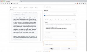 ChatArena Web UI Demo (Interview Example)
