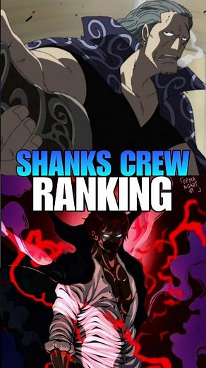 Power Ranking Of Red Hair Pirates🗿#onepiece #luffy #shanks