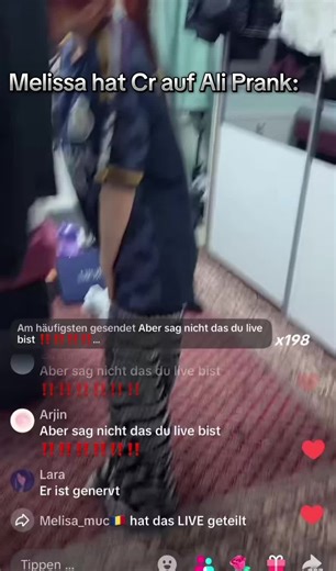 Ich sterbe😂😭 Melissa Ali ship❤️@@zeynobrro@@Melissa_imso@@Ali.386i##fy#Aliss#prank#ship