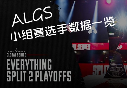 【APEX/数据可视化】小组赛阶段全部选手数据雷达图一览！六边形战士居然是他？