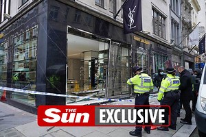 Ram-raiders smash into designer store & nick bags worth £70k