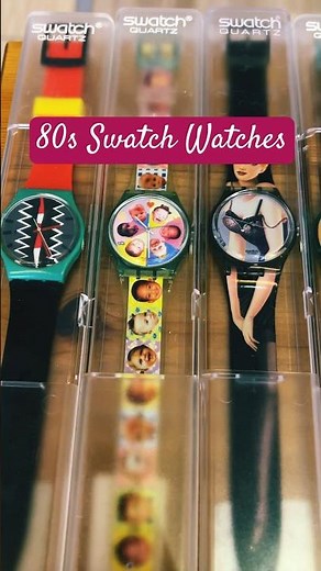 Swatch Watch 80s | 80s Retro Fashion Classic Swatch Watches