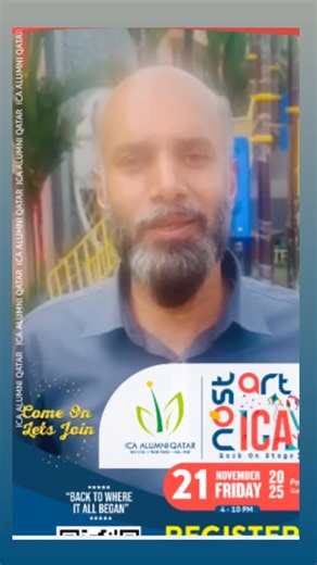 Hey everyone! To keep our program running smoother than your morning coffee, please make sure you finish your *Registration* ASAP! 👇 https://forms.gle/c422VNHc8dSpPhmRA ☕✅ We’re thrilled to welcome you to *Nost‘Art‘ICA – back on stage –* on *November 21*! Join us for an evening of artistic performances, joyful memories, and heartfelt reunions with our ICA family.” Location👇 https://maps.app.goo.gl/N1QVzrdqvweQBa7r7 | Ica DohaQatar