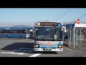 【京急バス】三崎口駅前を発車する須６系統 Misakiguchi station and Keikyu buses.