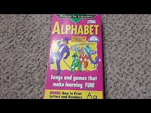 Rock n learn alphabet VHS 1998