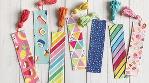 DIY Fabric Bookmark With Tassel