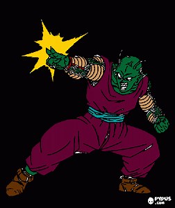 piccolo para colorear, piccolo para imprimir