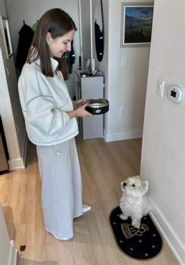 The best pups deserve the best food, just ask Wilson! 😌🤍 #westies #westiemoments #cesarcuisine #cesar #lovelikecrazy