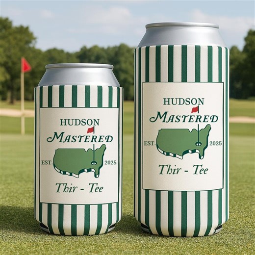 Thir-tee Party Decor, Thir-tee Can Coolers, Thir-tee Golf Decorations for Birthday 30th Golf Party Decorations, Mastered 30 Years Can Cooler - Etsy