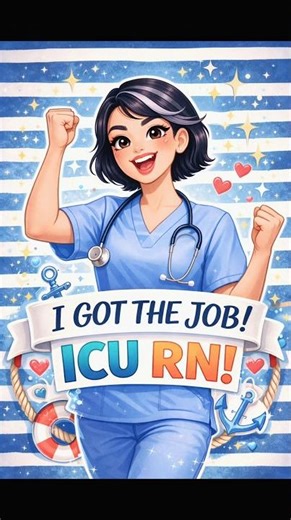 Got my dream job as a ICU new grad nurse!!!