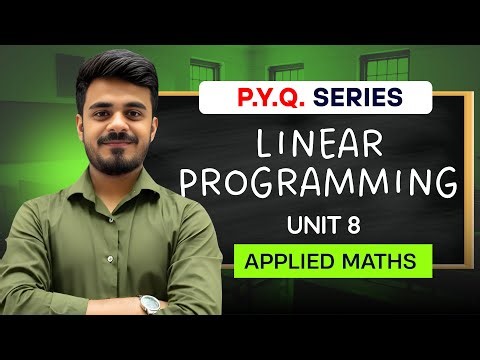 LINEAR PROGRAMMING PYQ's| Applied Maths| Class 12th| CBSE 2026