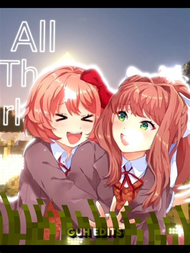 Edit de Doki Doki🙏 #dokidoki#dokidokiliteratureclub#sayori#natsuki#yuri#monika#edit#manga#minecraft#anime